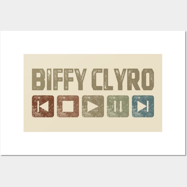 Biffy Clyro Control Button Wall Art by besomethingelse